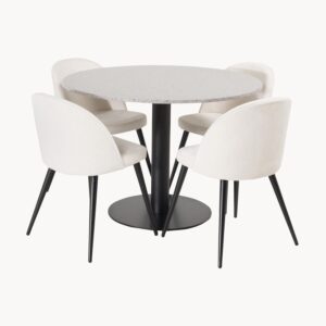 DINING CHAIRS AND TABLE SET